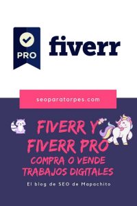 fiverr y fiverr pro recomendaciones para webmasters